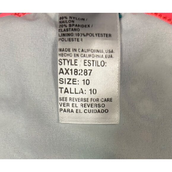 Alex Marie Womens Paisley Print Swimsuit Set With Skirt Bottoms Size 10-12 - Picture 7 of 8